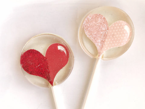 Heart Lollipop - Valentine Day Gift - Set of 6