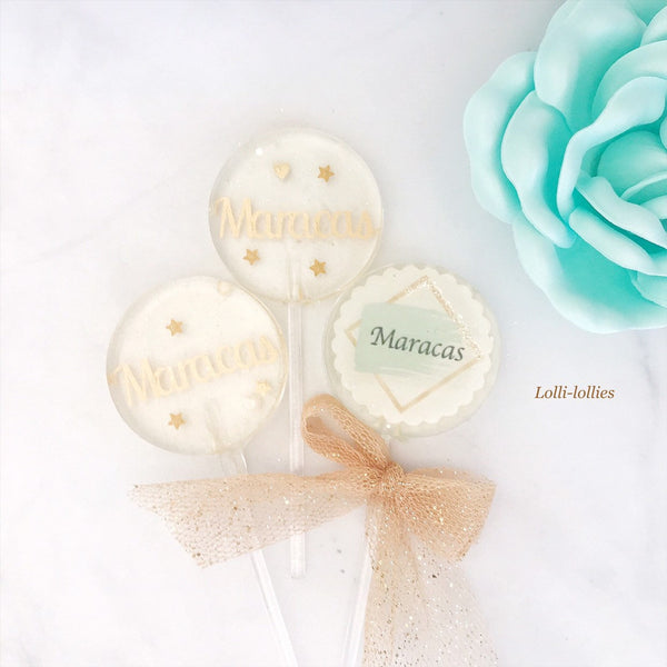 Name Lollipops, Customized Lollipops, Name Candy, Birthday Lollipops, Gift, Sparkle Lollipops, personalized favor, Lollilollies, set of 6