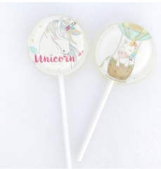 Personalized Theme Party Lollipop - Set of 6