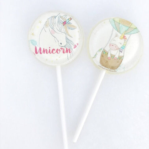 Unicorn lollipops / Unicorn Party / set of 25 / party favor / kids party /Unicorn /Unicorn birthday / Unicorn party favors / Lolli-lollies